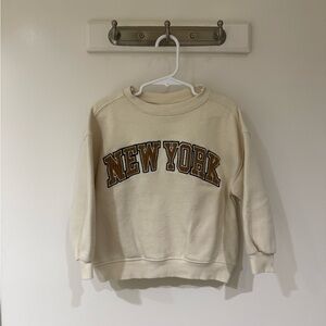 Zara New York Sweatshirt 4 Years